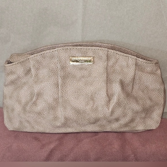 Giorgio Armani Handbags - Giorgio Armani Taupe Cosmetic Bag